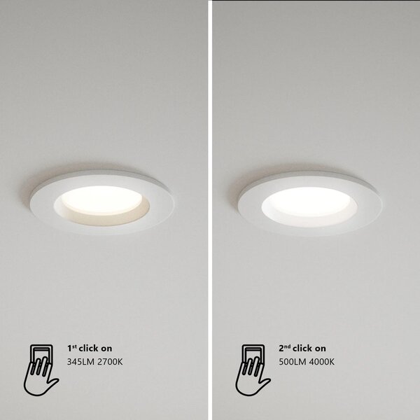 Nordlux Zápustné LED svítidlo TIAKI, IP65 Barva: Bílá