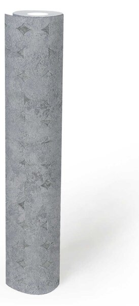 A.S. Création | Vliesová tapeta na zeď Stories of Life 39656-1 | 0,53 x 10,05 m | šedá, metalická