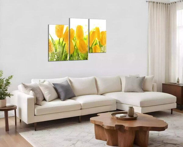 Obraz na zeď Žluté tulipány