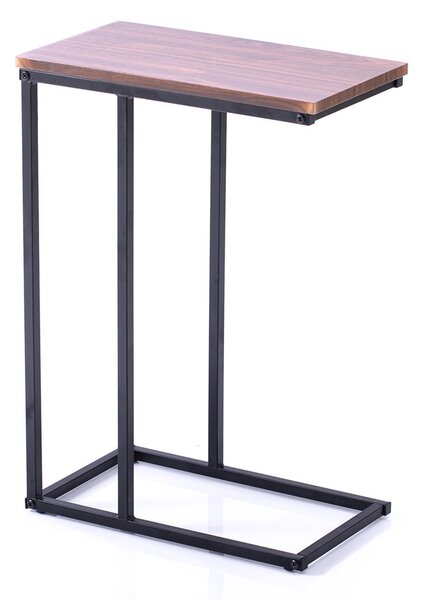 HOMEDE Příruční stolek Lexa Espresso, 45x25x63 cm