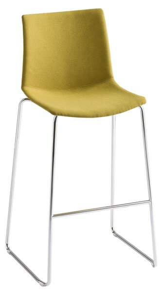 GABER - Barová židle KANVAS ST čalouněná, vysoká
