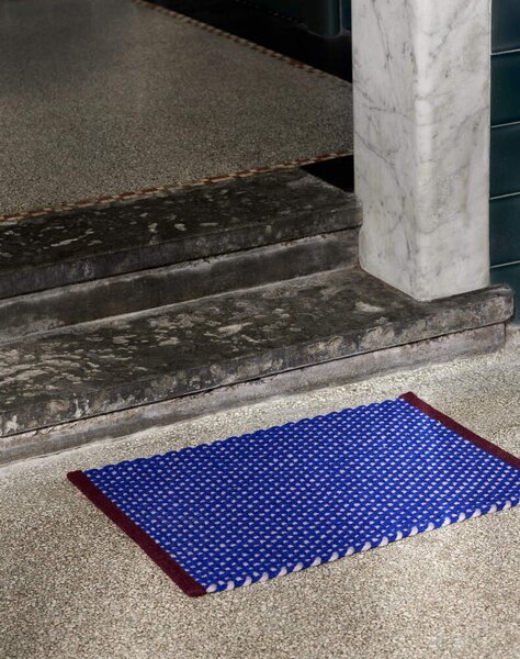 HAY Rohožka Door Mat 50x70cm, royal blue