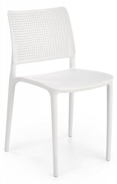 Plastová židle TOAD — bílá
