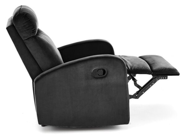 Halmar Relaxační křeslo WONDER černé s funkcí houpání