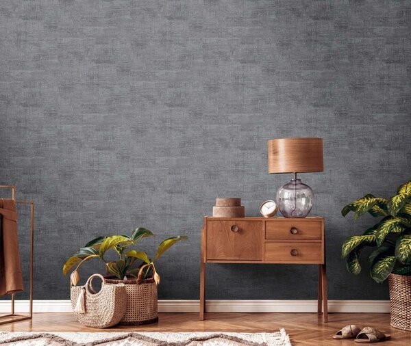 A.S. Création | Vliesová tapeta na zeď Stories of Life 39657-6 | 0,53 x 10,05 m | šedá, černá, zlatá