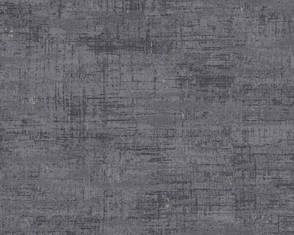 A.S. Création | Vliesová tapeta na zeď Stories of Life 39657-6 | 0,53 x 10,05 m | šedá, černá, zlatá