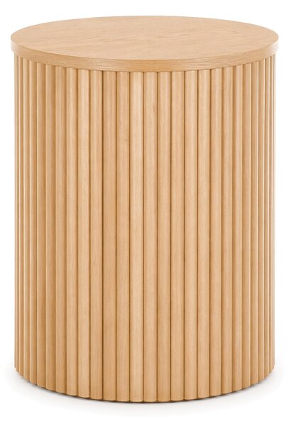 Kulaty konferenční stolek Tamis 40 cm - přírodní