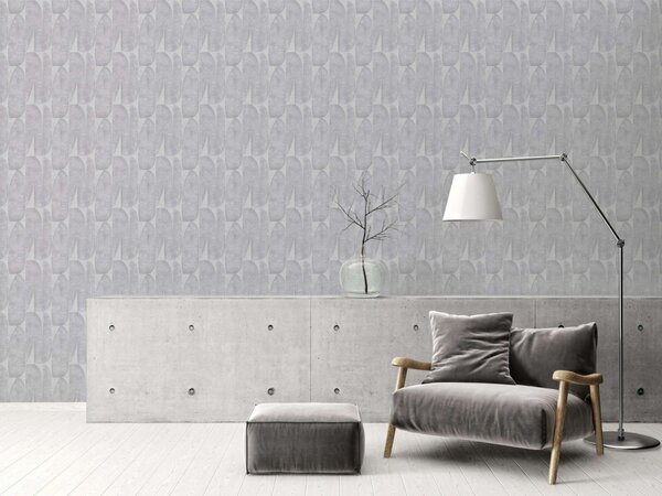 A.S. Création | Vliesová tapeta na zeď Stories of Life 39658-2 | 0,53 x 10,05 m | šedá