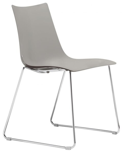 SCAB - Židle ZEBRA TECHNOPOLYMER s ližinovou podnoží