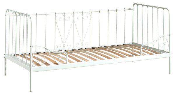 -25 % Dny MOMENTI– Bílá kovová postel Vipack Alice Captain 90 x 200 cm
