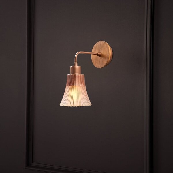Nástěnné svítidlo v měděné barvě ø 13 cm Foca – Opviq lights