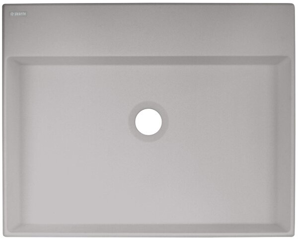 Deante Correo, granitové umyvadlo na desku 500x400x125 mm, šedá metalíza, DEA-CQR_SU5S