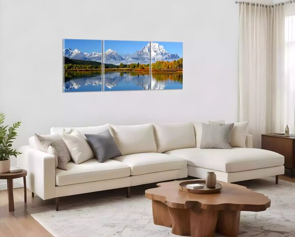 Obraz na stěnu Hory a jezero