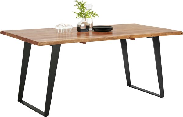 JÍDELNÍ STŮL, akácie, černá, barvy akácie, 175/90/76 cm Ambia Home - Jídelní stoly