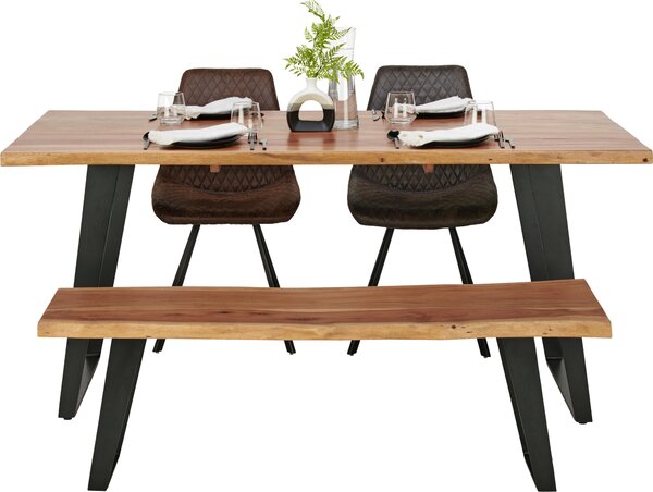 JÍDELNÍ STŮL, akácie, černá, barvy akácie, 175/90/76 cm Ambia Home - Jídelní stoly