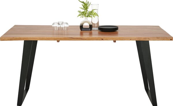 JÍDELNÍ STŮL, akácie, černá, barvy akácie, 175/90/76 cm Ambia Home - Jídelní stoly