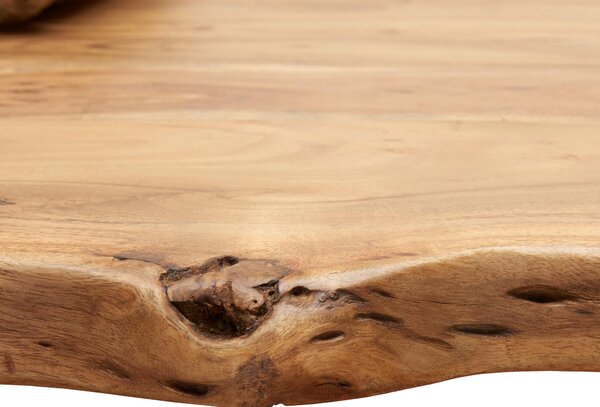 KONFERENČNÍ STOLEK, černá, barvy akácie, dřevo, kov, 115/70/45 cm Ambia Home - Konferenční stolky