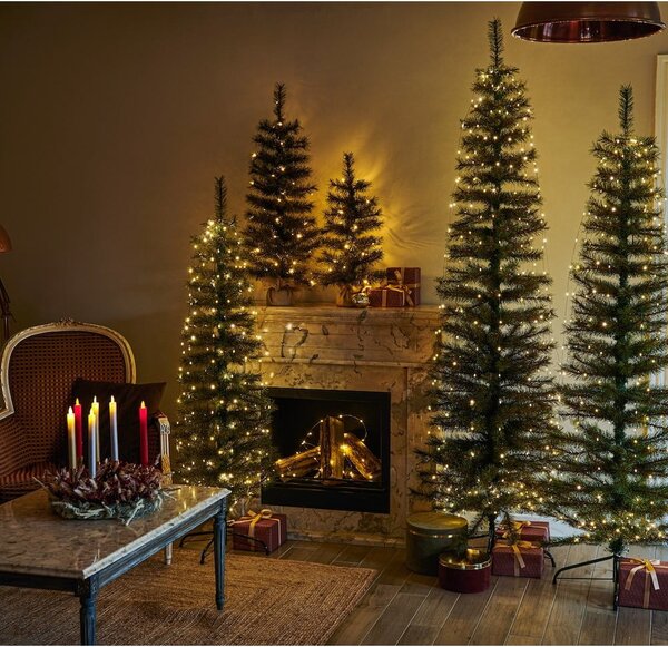 Umělý vánoční stromeček výška 180 cm Alvin LED – Sirius