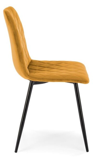 Halmar Jídelní židle K525 hořčicová
