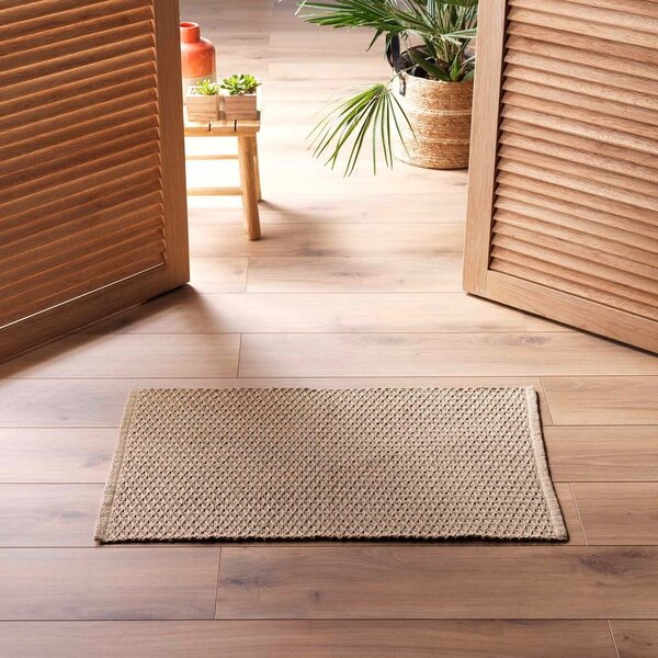 Světle hnědý pratelný koberec 50x80 cm Alivia – douceur d'intérieur