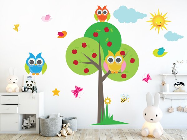Dětský barevný strom 273 x 198 cm