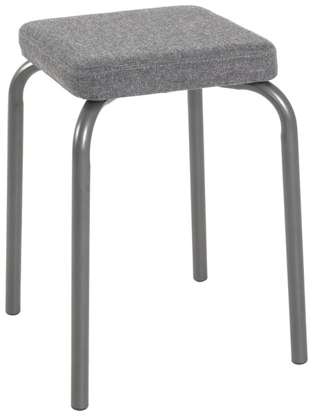 STOHOVATELNÁ STOLIČKA, kov, textil, 36/49/36 cm Carryhome - Taburety