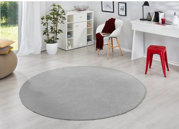 Světle šedý kulatý koberec ø 133 cm Fancy – Hanse Home