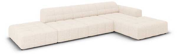 Krémová rohová pohovka (pravý roh) Chicago – Cosmopolitan Design