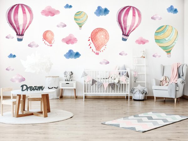 Malované balóny 105 x 47 cm