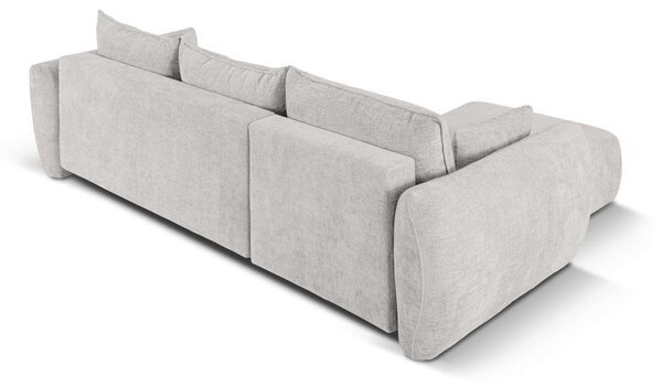 Světle šedá rohová pohovka (levý roh) Matera – Cosmopolitan Design