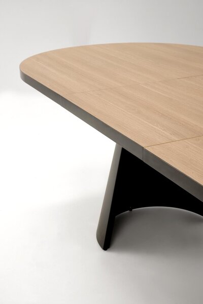 Halmar Rozkládací jídelní stůl GIACOMO 180(240)x100 přírodní/černý