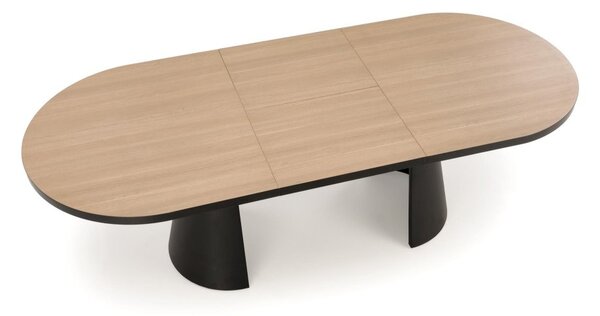 Halmar Rozkládací jídelní stůl GIACOMO 180(240)x100 přírodní/černý