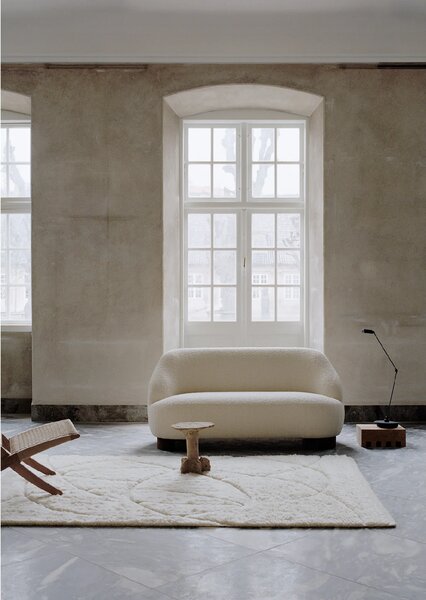 Linie Design Koberec Lineal Sweep White, přírodně bílý Rozměr: 140x200 cm