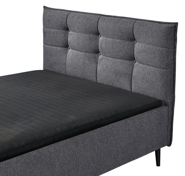 ČALOUNĚNÁ POSTEL, 140/200 cm antracitová MID.YOU - Jednolůžkové postele, Online Only