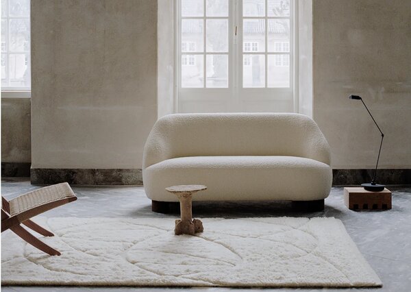 Linie Design Koberec Lineal Sweep White, přírodně bílý Rozměr: 140x200 cm