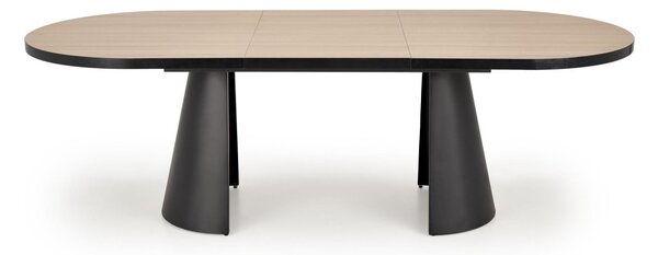 Halmar Rozkládací jídelní stůl GIACOMO 180(240)x100 přírodní/černý
