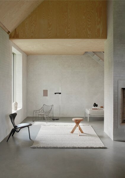 Linie Design Koberec Peaceful Parity Grey, novozélandská vlna Rozměr: 140x200 cm