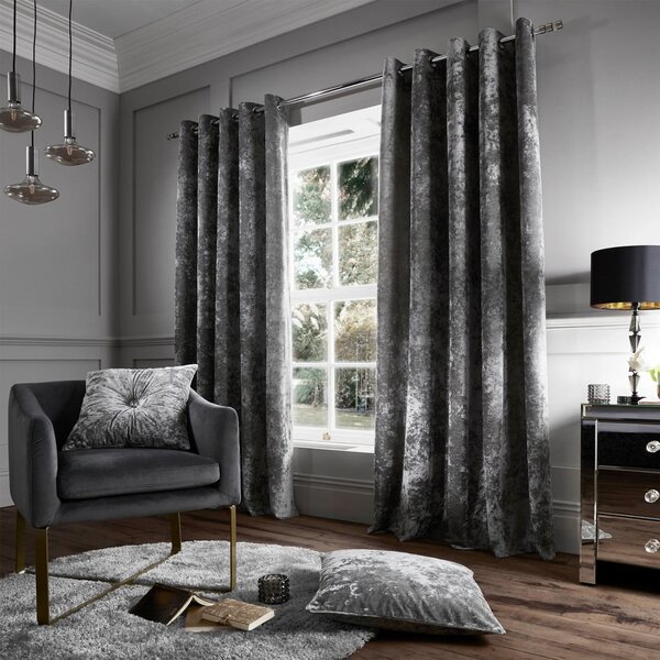 Dekorační polštář 45x45 cm Crushed Velvet Diamante – Catherine Lansfield