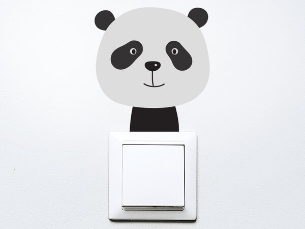 Panda na vypínač 10 x 11 cm
