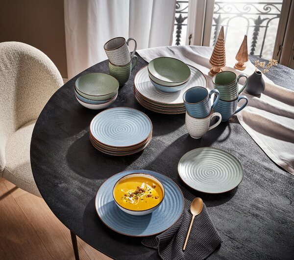 KOMBINOVANÁ SOUPRAVA 24dílné, porcelán keramika Landscape - Kolekce nádobí