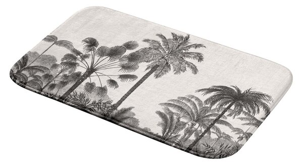 Černo-béžová koupelnová předložka 45x75 cm Cocoty – douceur d'intérieur