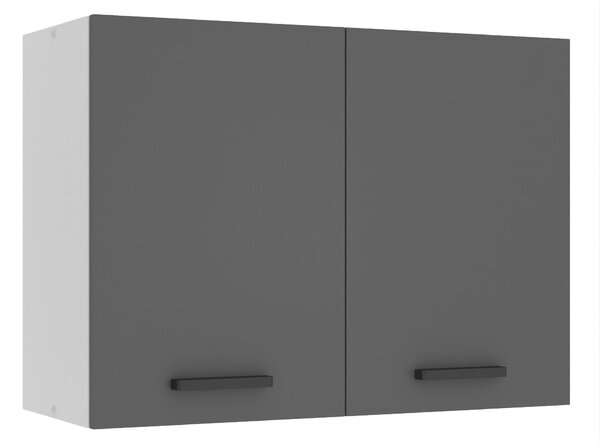 Kuchyňská skříňka Belini Premium Full Version horní 80 cm šedý mat