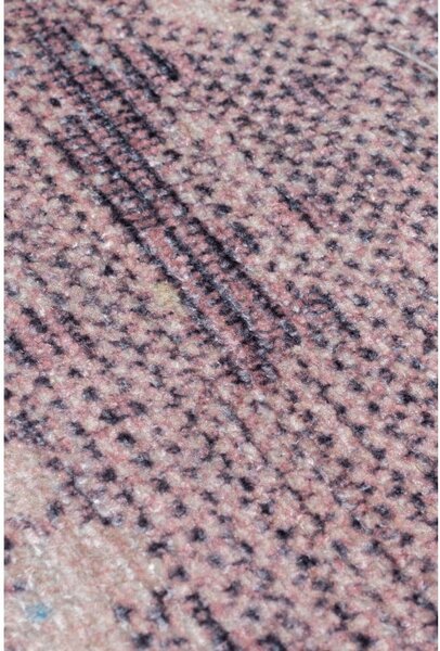 Modro-fialový pratelný koberec s příměsí recyklovaných vláken 80x150 cm Reid – Flair Rugs