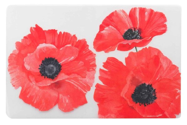 Prostírání 28.5x44 cm Red flower – douceur d'intérieur