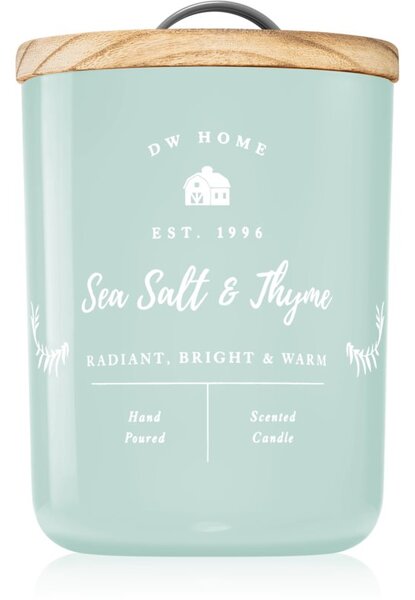 DW Home Farmhouse Sea Salt & Thyme vonná svíčka 425 g