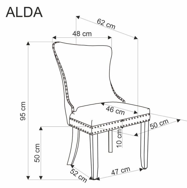 Halmar Jídelní židle ALDA béžová