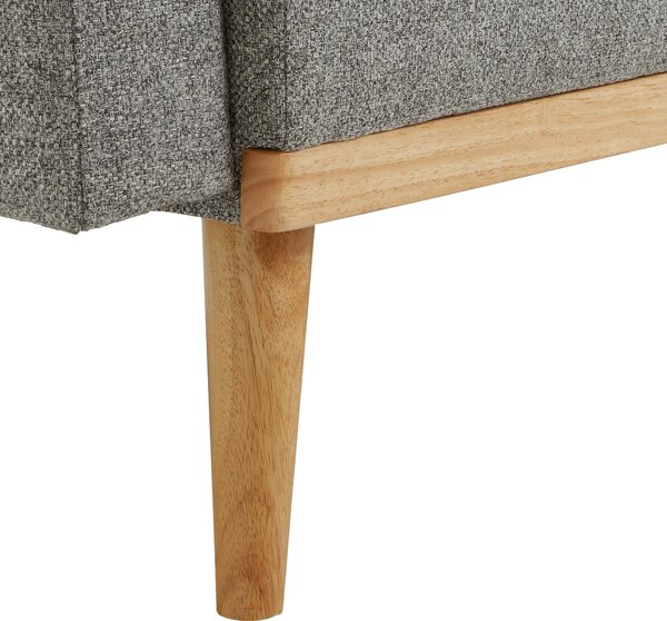 ROZKLÁDACÍ POHOVKA, textil, šedá P & B - Rozkládací pohovky, Online Only