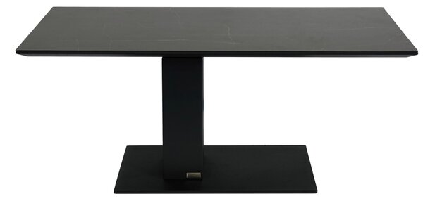 KONFERENČNÍ STOLEK, antracitová, černá, kov, keramika, kompozitní dřevo, 110/59/47-66 cm Dieter Knoll - Konferenční stolky