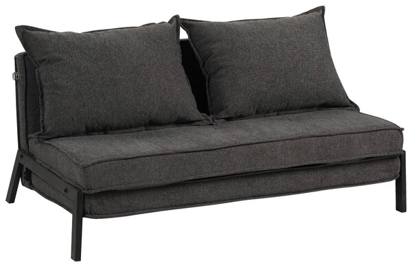 ROZKLÁDACÍ POHOVKA, textil, tmavě šedá Livetastic - Rozkládací pohovky, Online Only