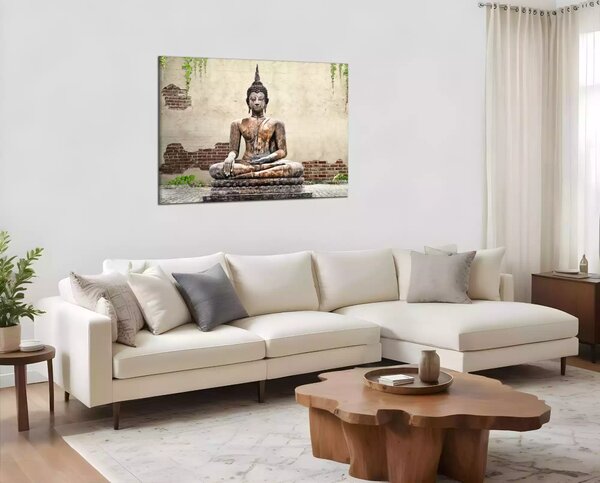 Obraz na plátně Sedící Budha